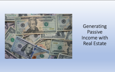 HOW TO GENERATE PASSIVE INCOME FROM REAL ESTATE